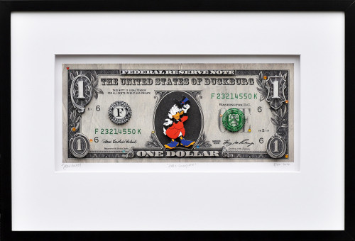 Jean Ravel + Scrooge dollar bill 1